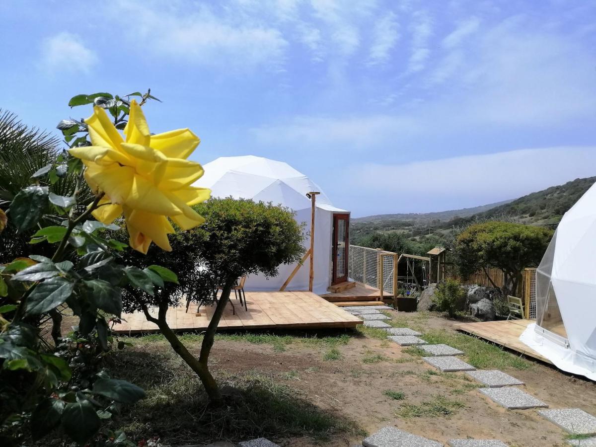 B&B Glamping Semaforo Capo Sperone SantʼAntìoco Exteriör bild